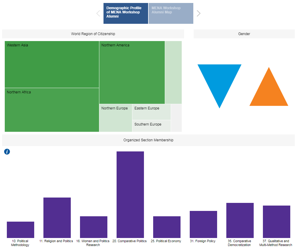 MENA Workshops Participants Dashboard